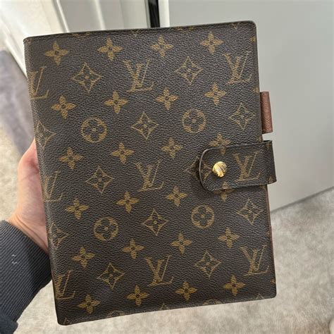 louis vuitton monogram agenda replica|real louis vuitton signs.